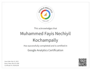 Google Analytics Certification